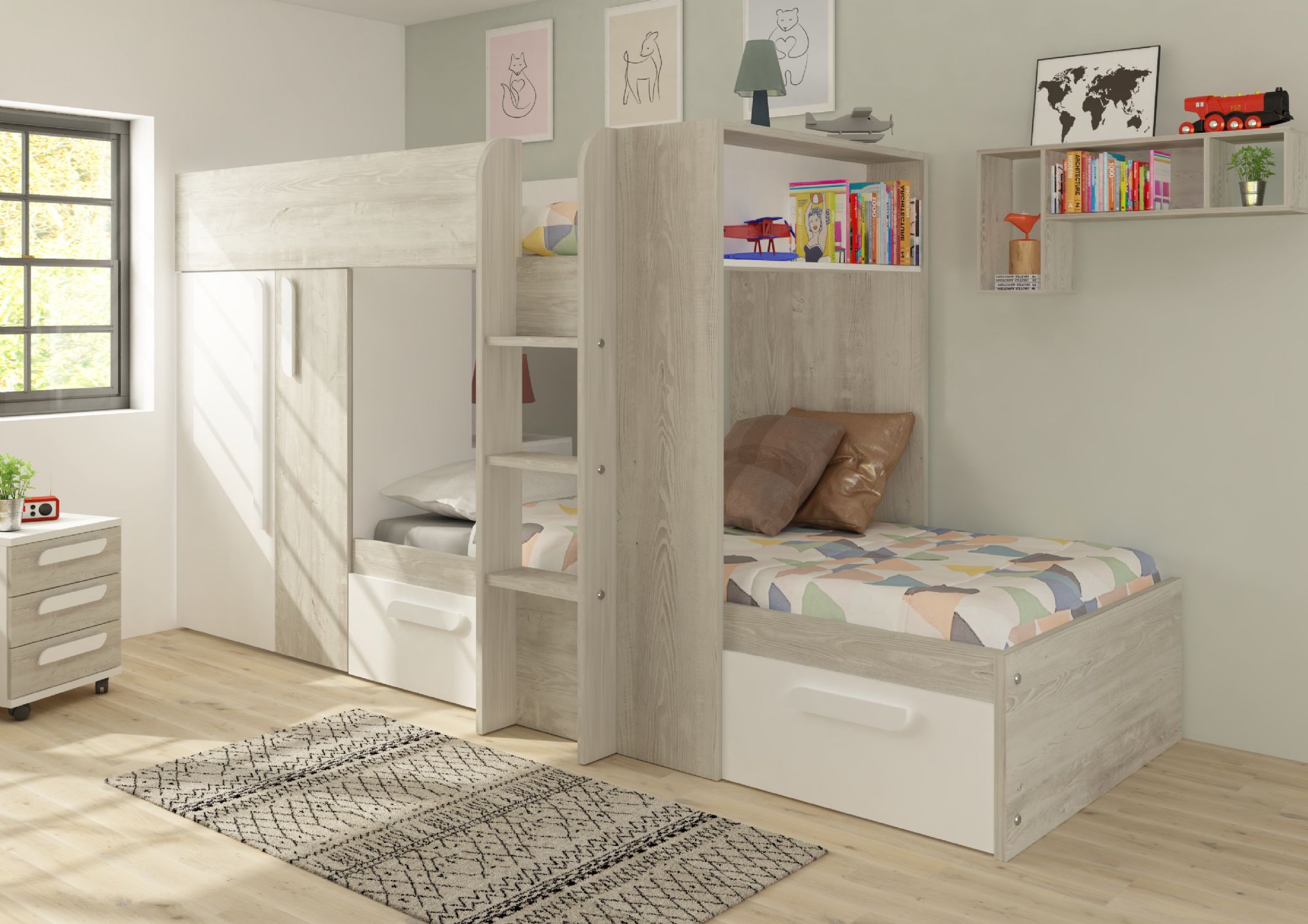 barca white bunkbed 2 1221 p 1 barca white bunkbed 2 1221 p 1