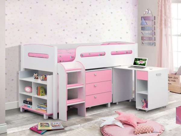 kimbo pink cabin bed 833 p 2