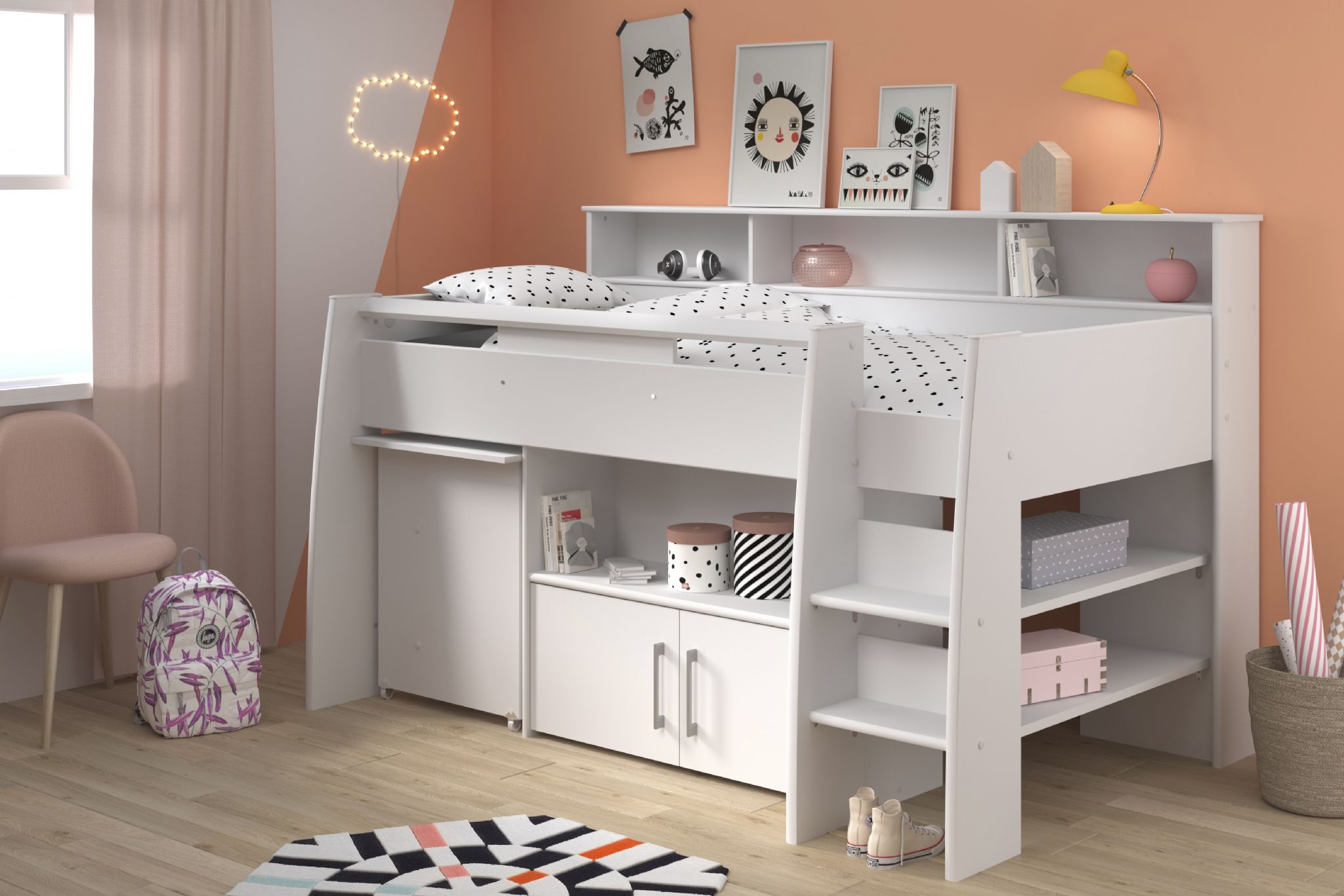 parisot swan midsleeper kids bed 145 p 2 parisot swan midsleeper kids bed 145 p 2