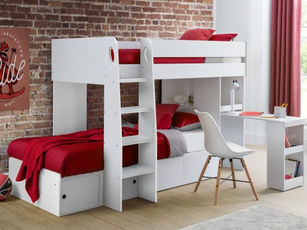 Eclipse Bunk White Roomset