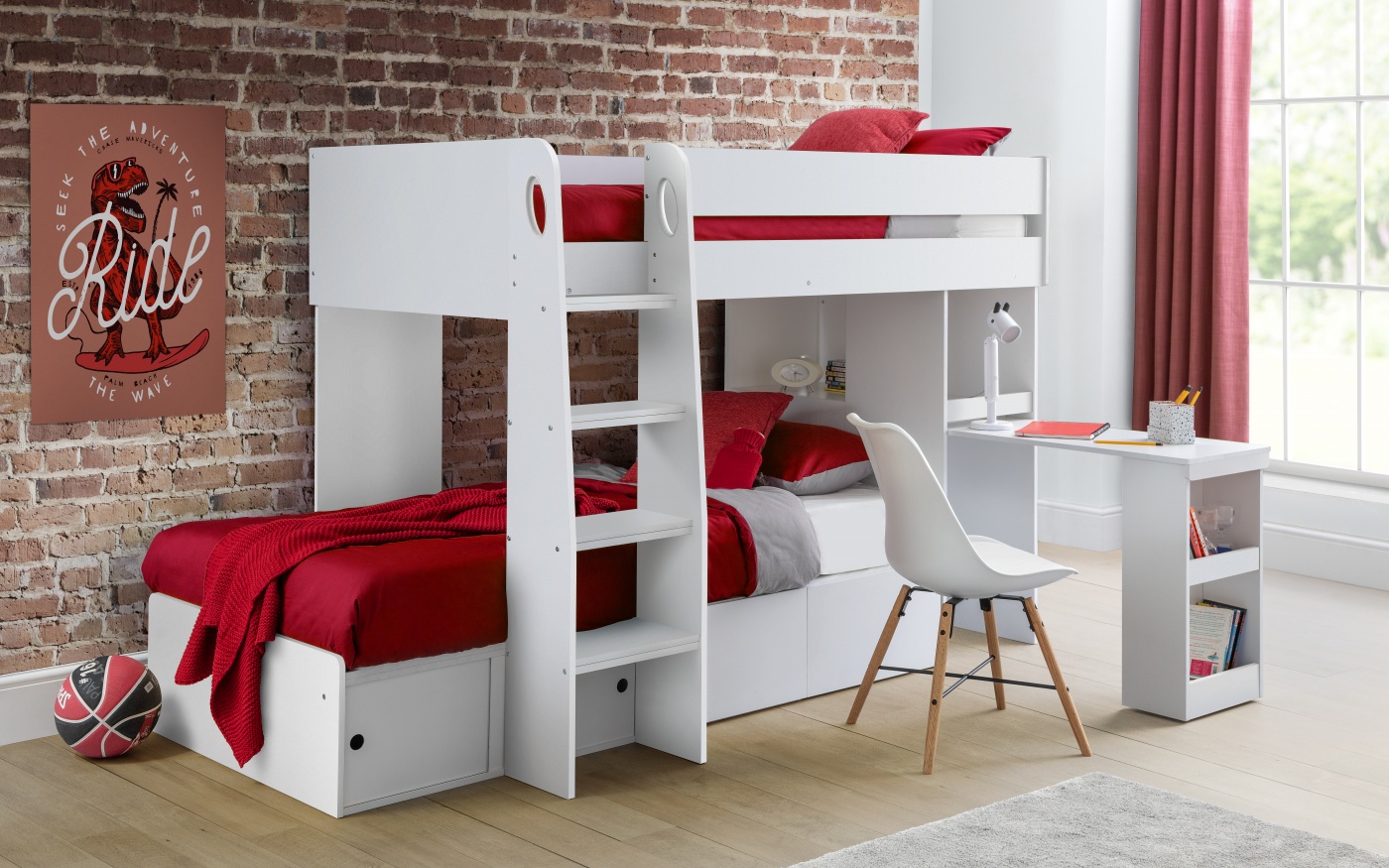 Eclipse Bunk White Roomset Eclipse Bunk White Roomset