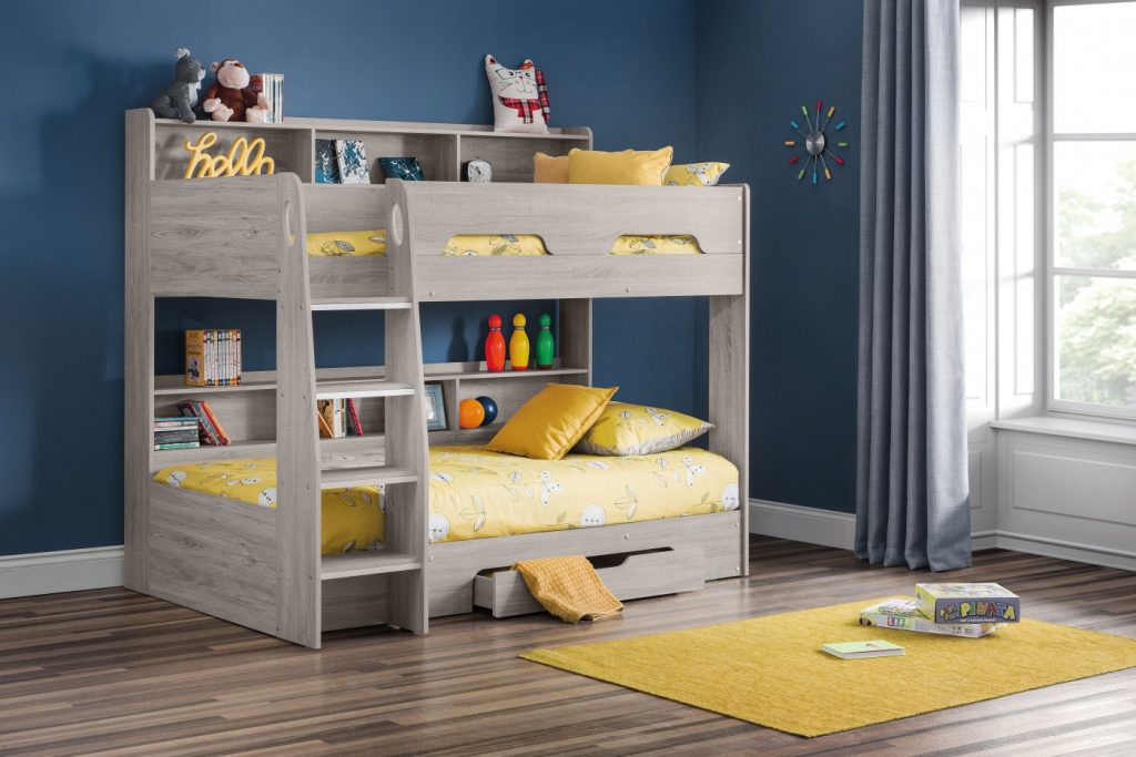 Orion Bunk Grey Oak Roomset Orion Bunk Grey Oak Roomset