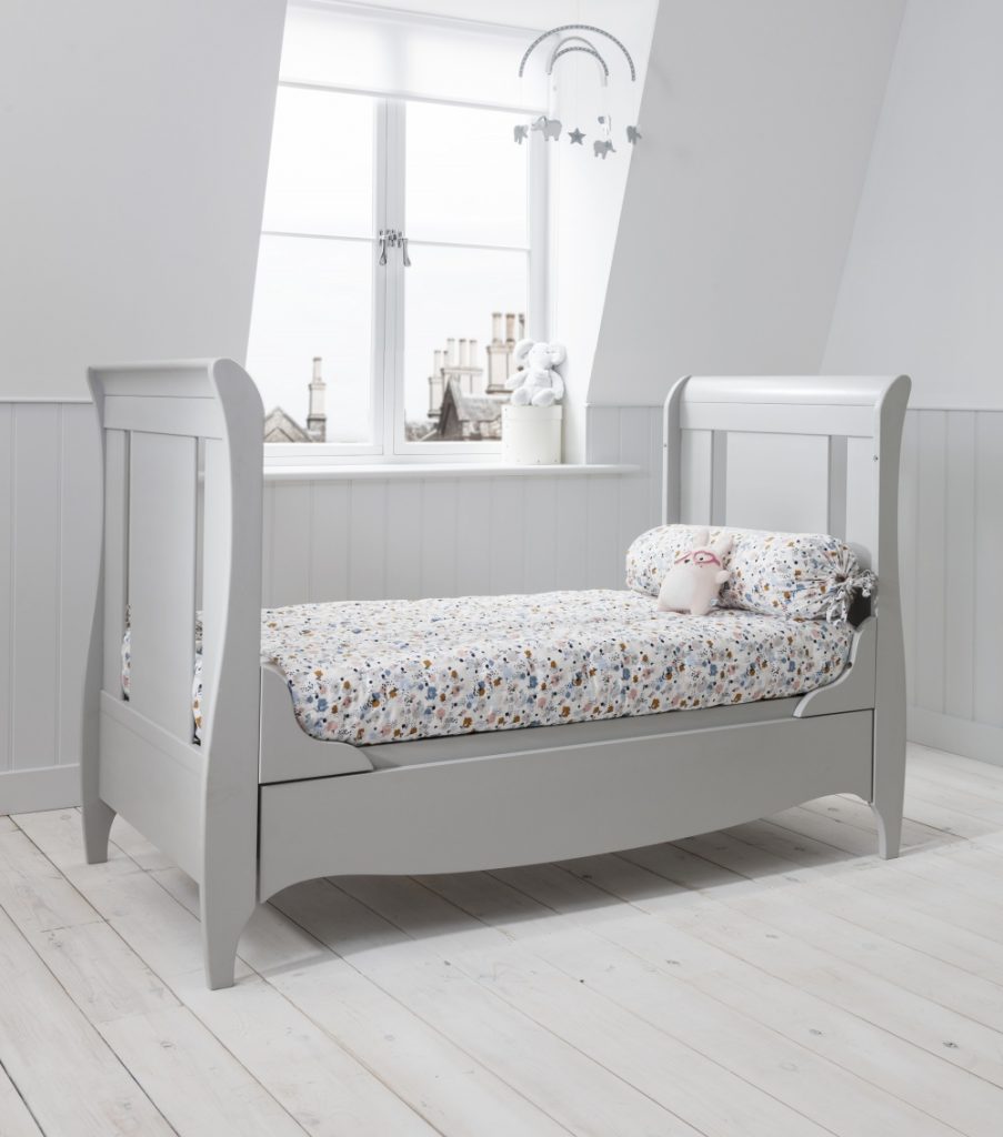 SLEIGH COT DOVE GREY 3 SLEIGH COT DOVE GREY 3
