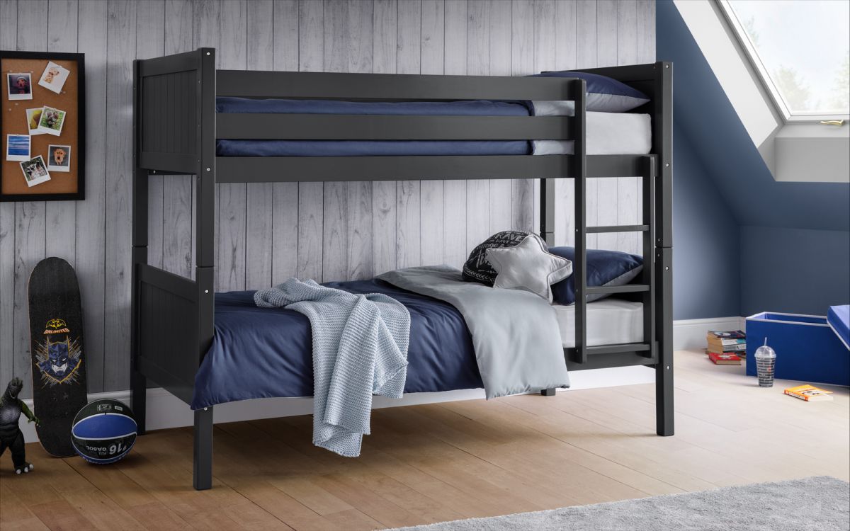 bella anthracite bunk roomset bella anthracite bunk roomset