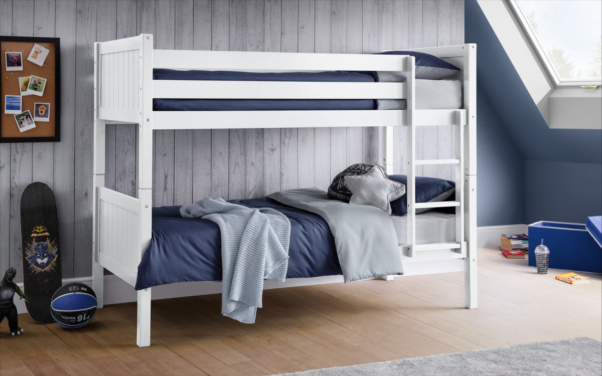 bella white bunk bed roomset bella white bunk bed roomset