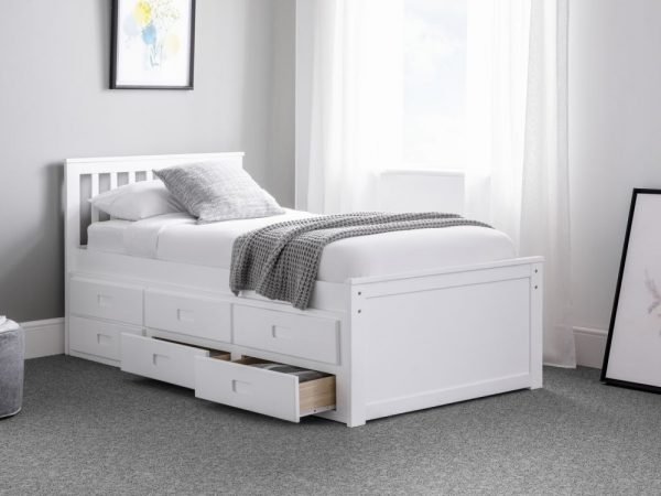 maisie bed roomset drawers open