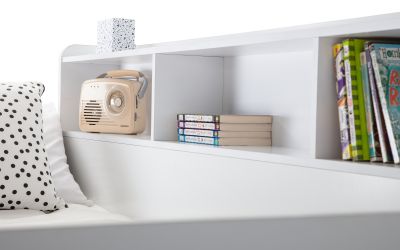 orion white triple bunk detail orion white triple bunk detail