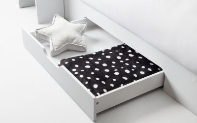 orion white triple bunk drawer detail orion white triple bunk drawer detail