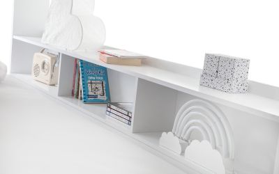 orion white triple bunk shelf detail orion white triple bunk shelf detail