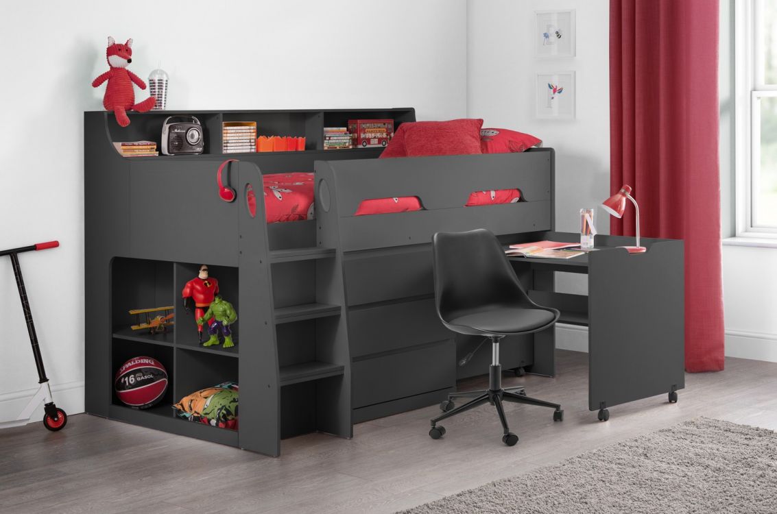 jupiter midsleeper anthracite roomset jupiter midsleeper anthracite roomset