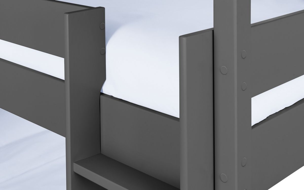 trio triple bunk anthracite ladder detail trio triple bunk anthracite ladder detail