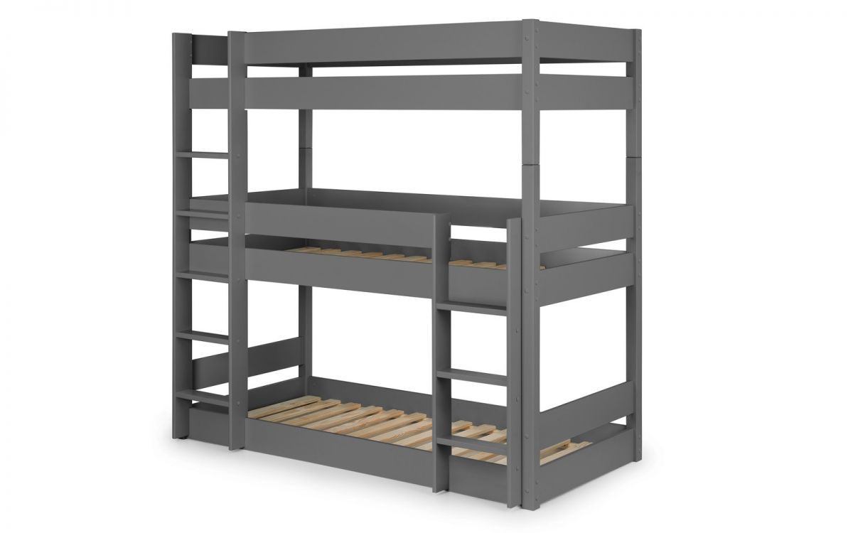 trio triple bunk anthracite slats trio triple bunk anthracite slats