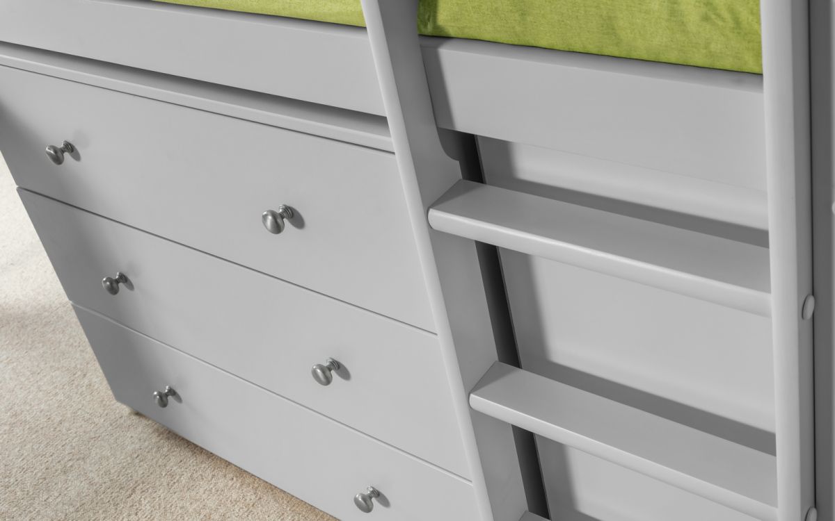 roxy sleepstation dove grey ladder detail roxy sleepstation dove grey ladder detail