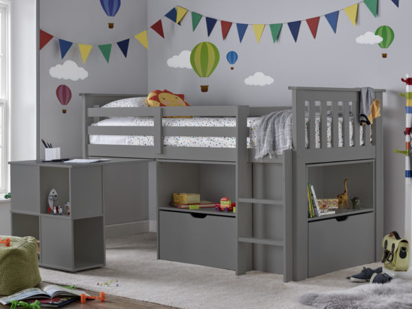 Milo Grey desk open original