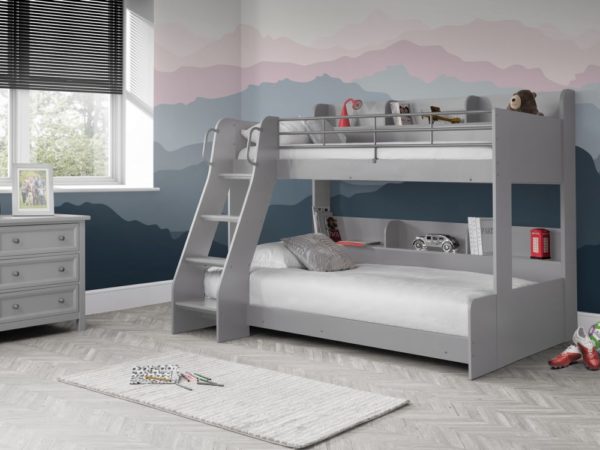 domino triple sleeper light grey roomset