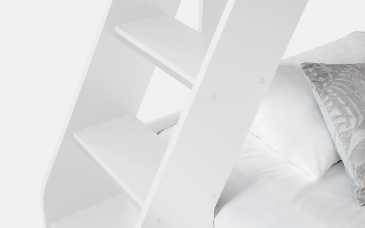 domino triple sleeper white ladder detail domino triple sleeper white ladder detail