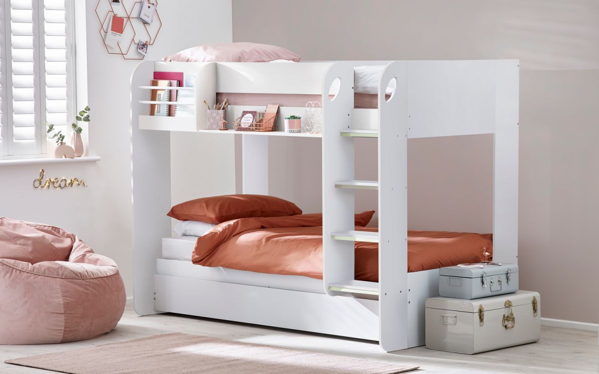 mars bunk white roomset mars bunk white roomset