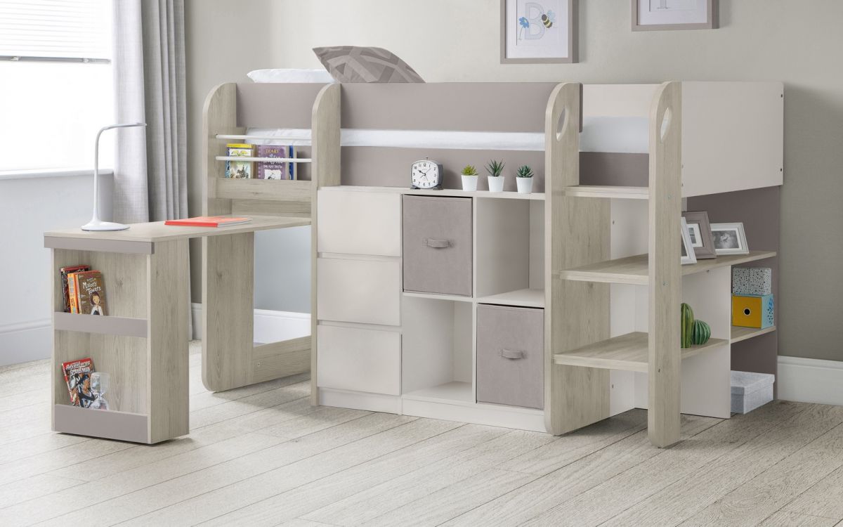 saturn midsleeper taupe oak open roomset saturn midsleeper taupe oak open roomset
