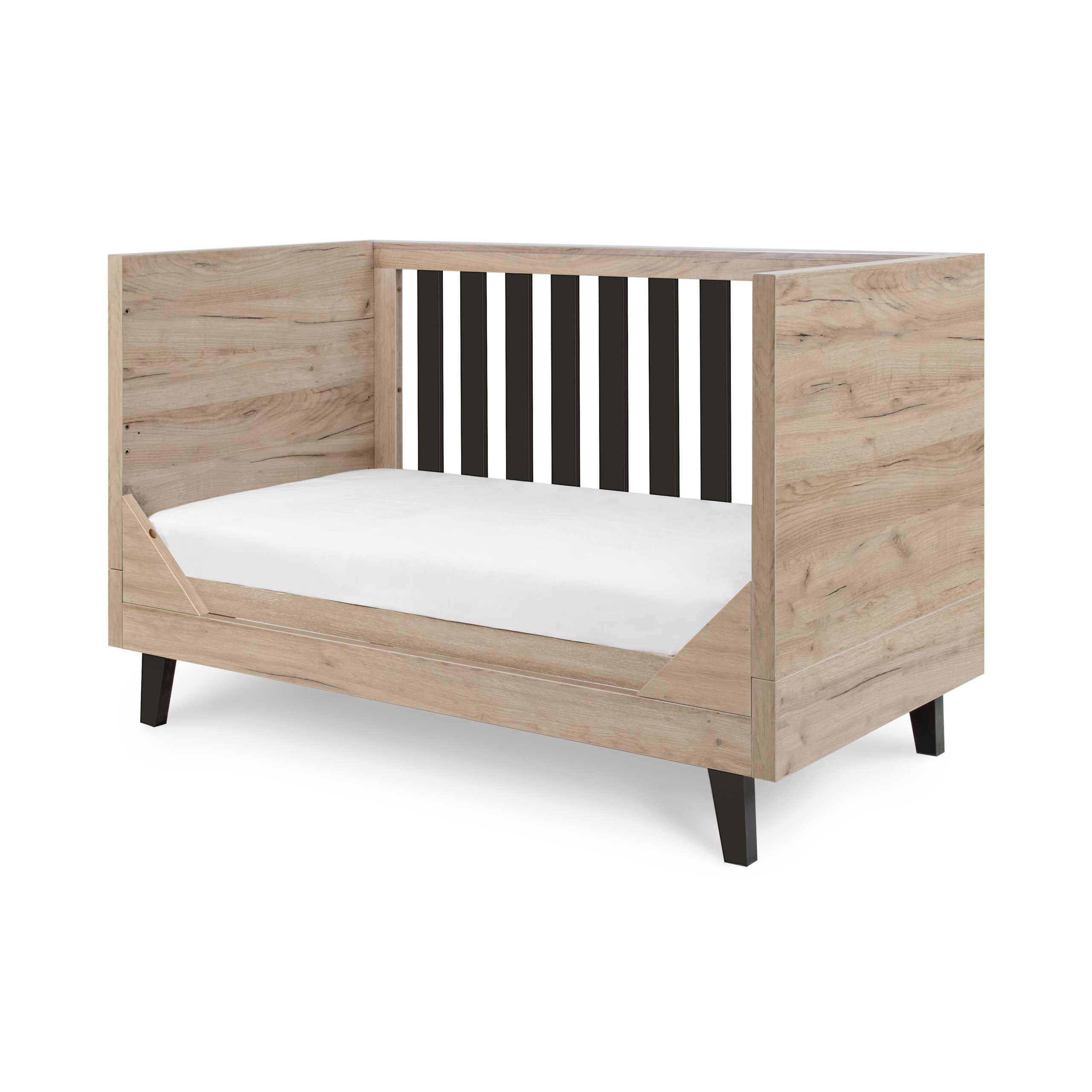 Como Cot Bed Distressed Oak Slate Grey 13 Como Cot Bed Distressed Oak Slate Grey 13