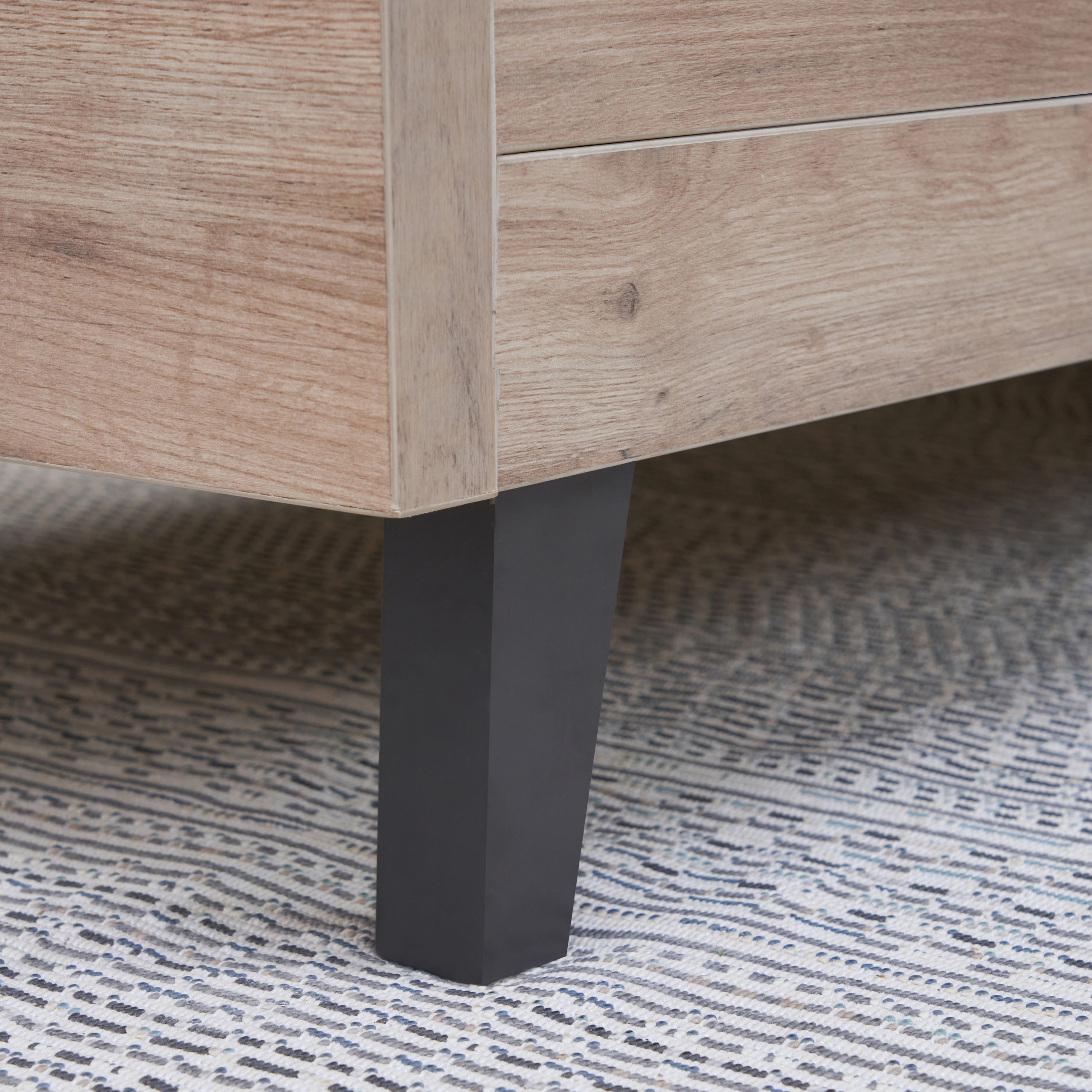 Como Cot Bed Distressed Oak Slate Grey 3 Como Cot Bed Distressed Oak Slate Grey 3