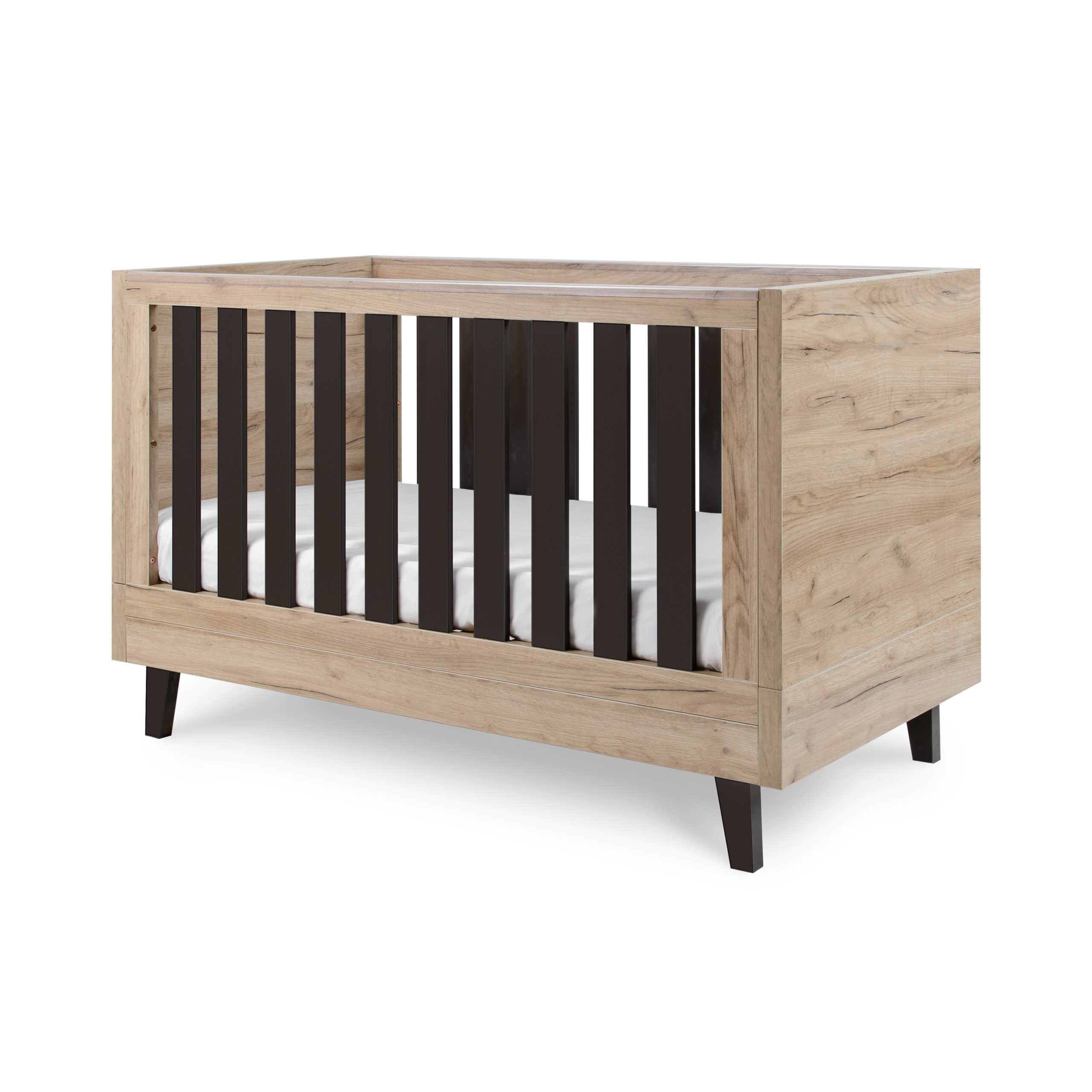 Como Cot Bed Distressed Oak Slate Grey 9 Como Cot Bed Distressed Oak Slate Grey 9