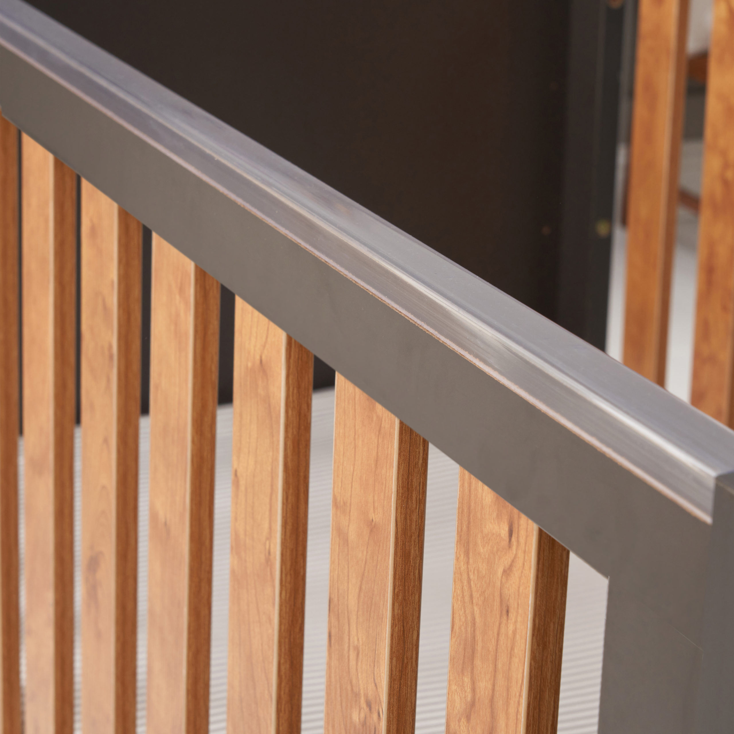 Como Cot Bed Slate Grey Rosewood 4 Como Cot Bed Slate Grey Rosewood 4