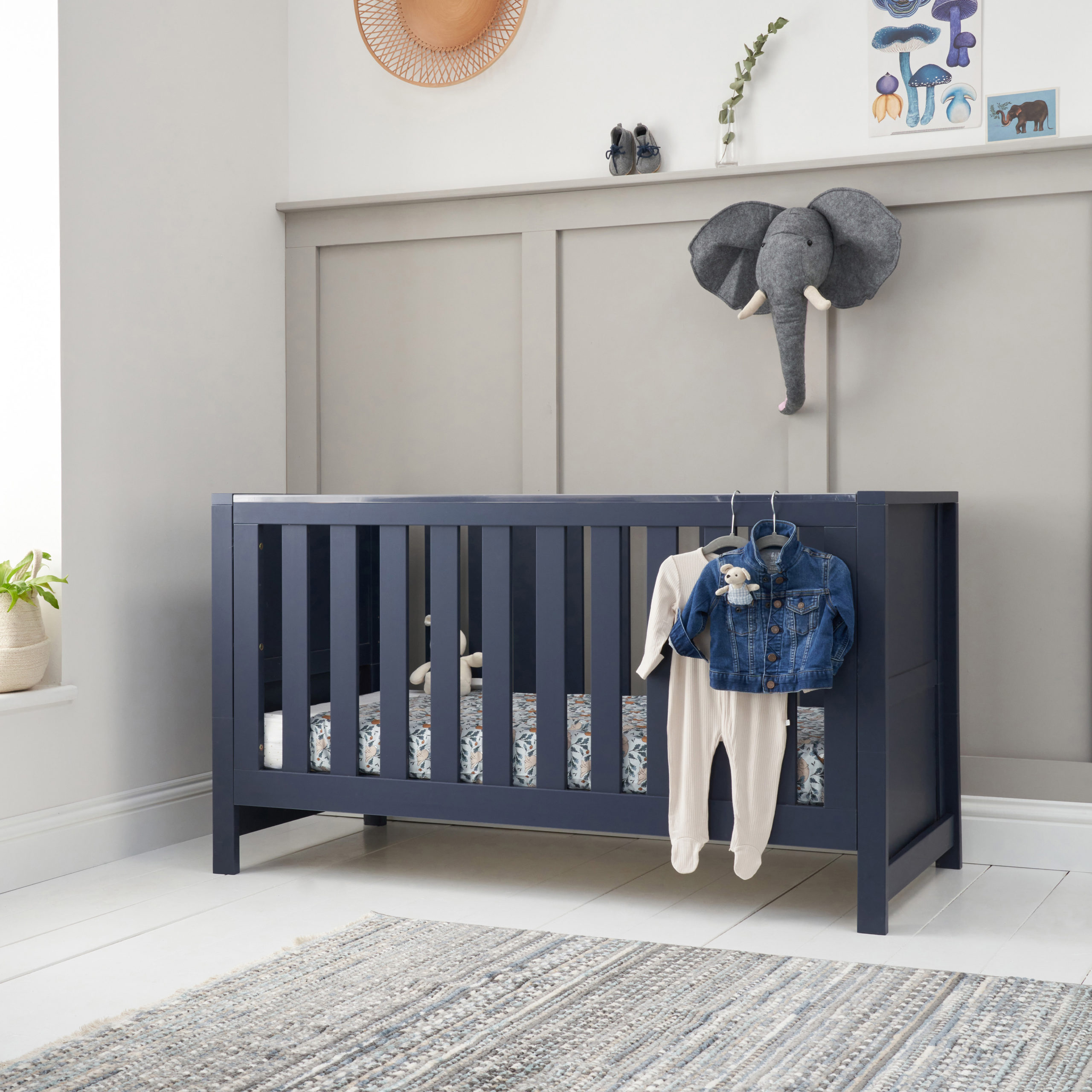 Tivoli Cot Bed Navy 1 Tivoli Cot Bed Navy 1