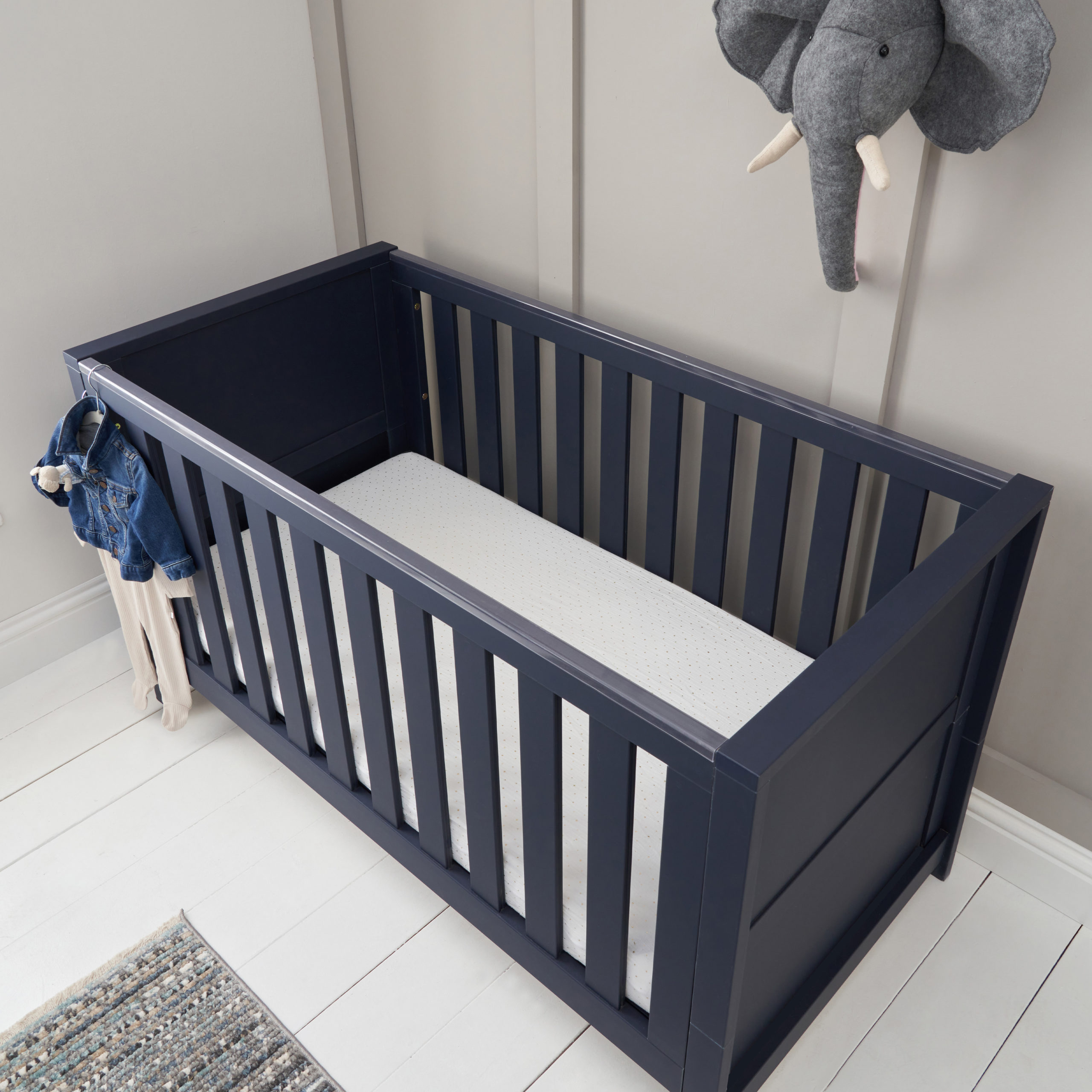 Tivoli Cot Bed Navy 3 Tivoli Cot Bed Navy 3