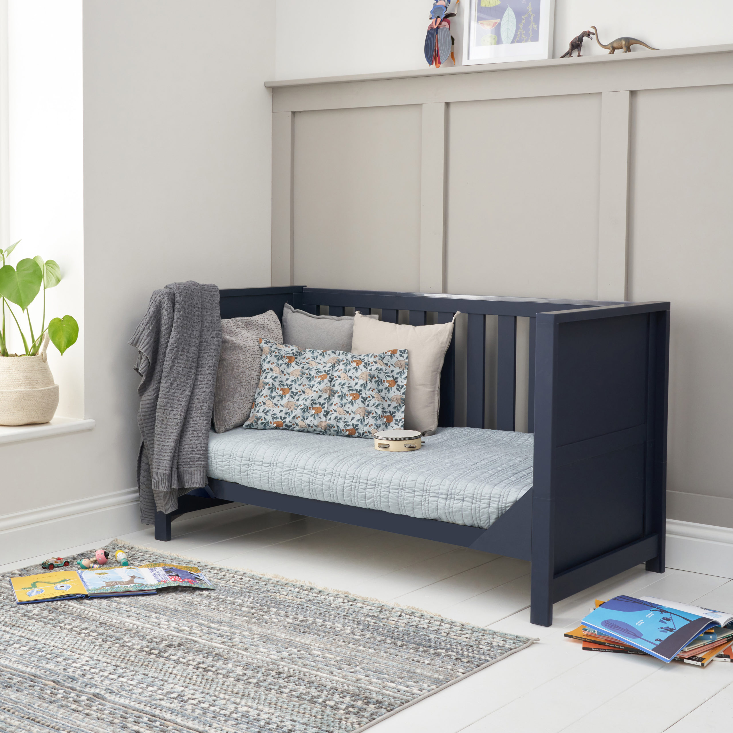 Tivoli Cot Bed Navy 4 Tivoli Cot Bed Navy 4