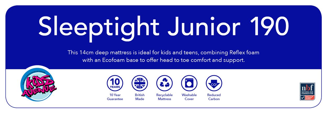 Sleeptight Junior 190cm Label (BLUE LABEL) Sleeptight Junior 190cm Label (BLUE LABEL)