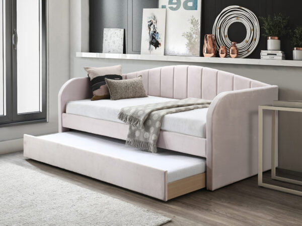 Fabric Day Bed Pink Open scaled