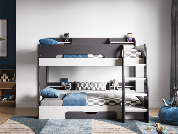 Flick Bunk Bed Grey tz4 1
