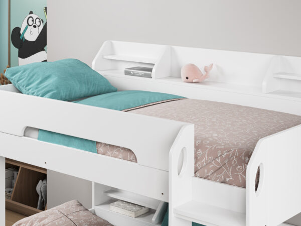 Flick Bunk Bed White tz4 4