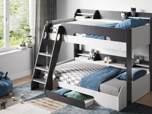 Flick Triple Bed tz1(grey) 2
