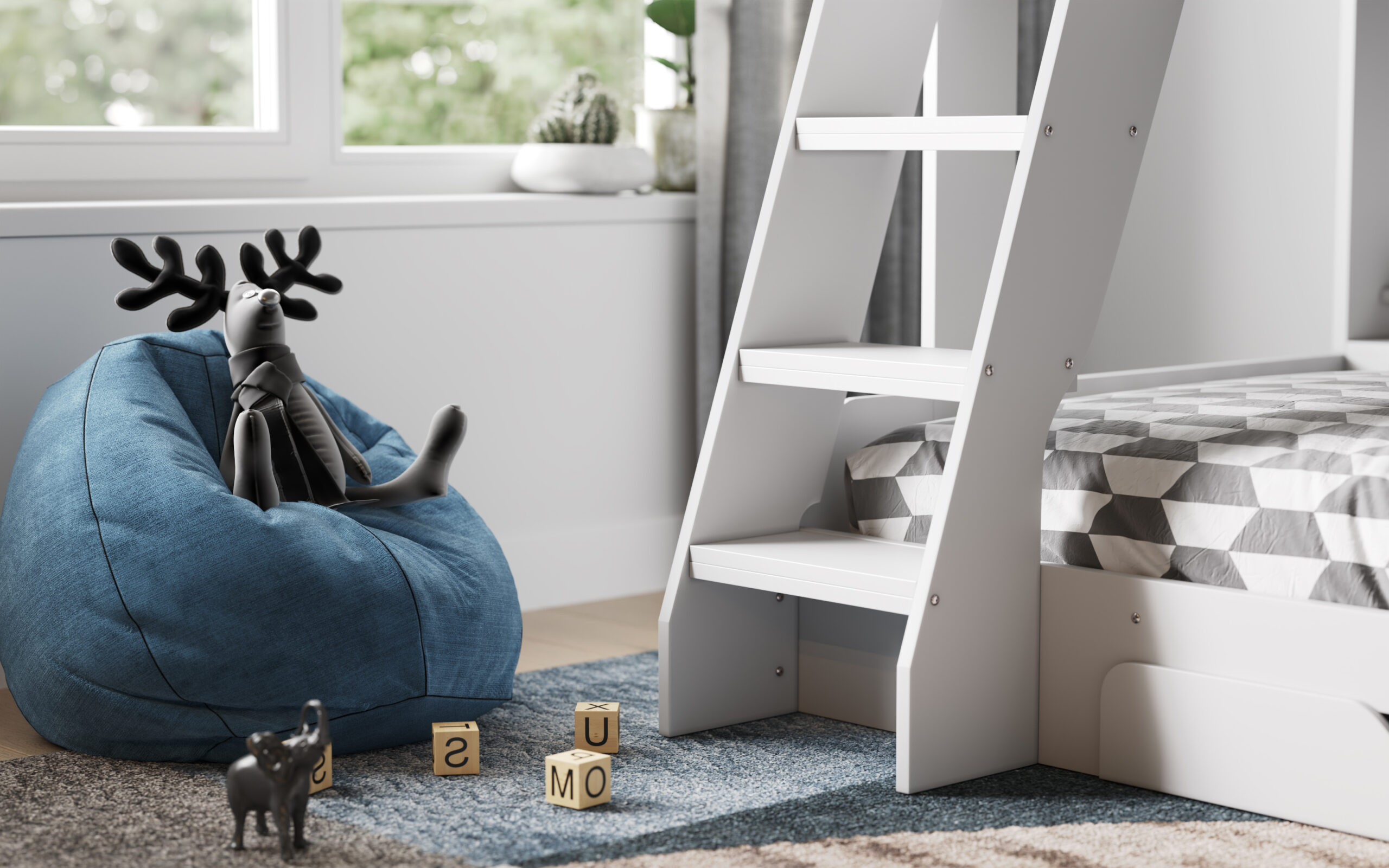 Flick Triple Bed tz1(white) 3 Flick Triple Bed tz1(white) 3