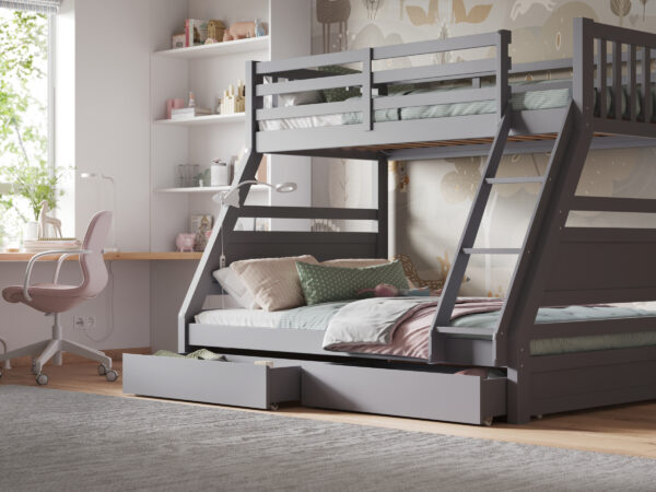 Ollie Bunk Bed(grey) tz3 4