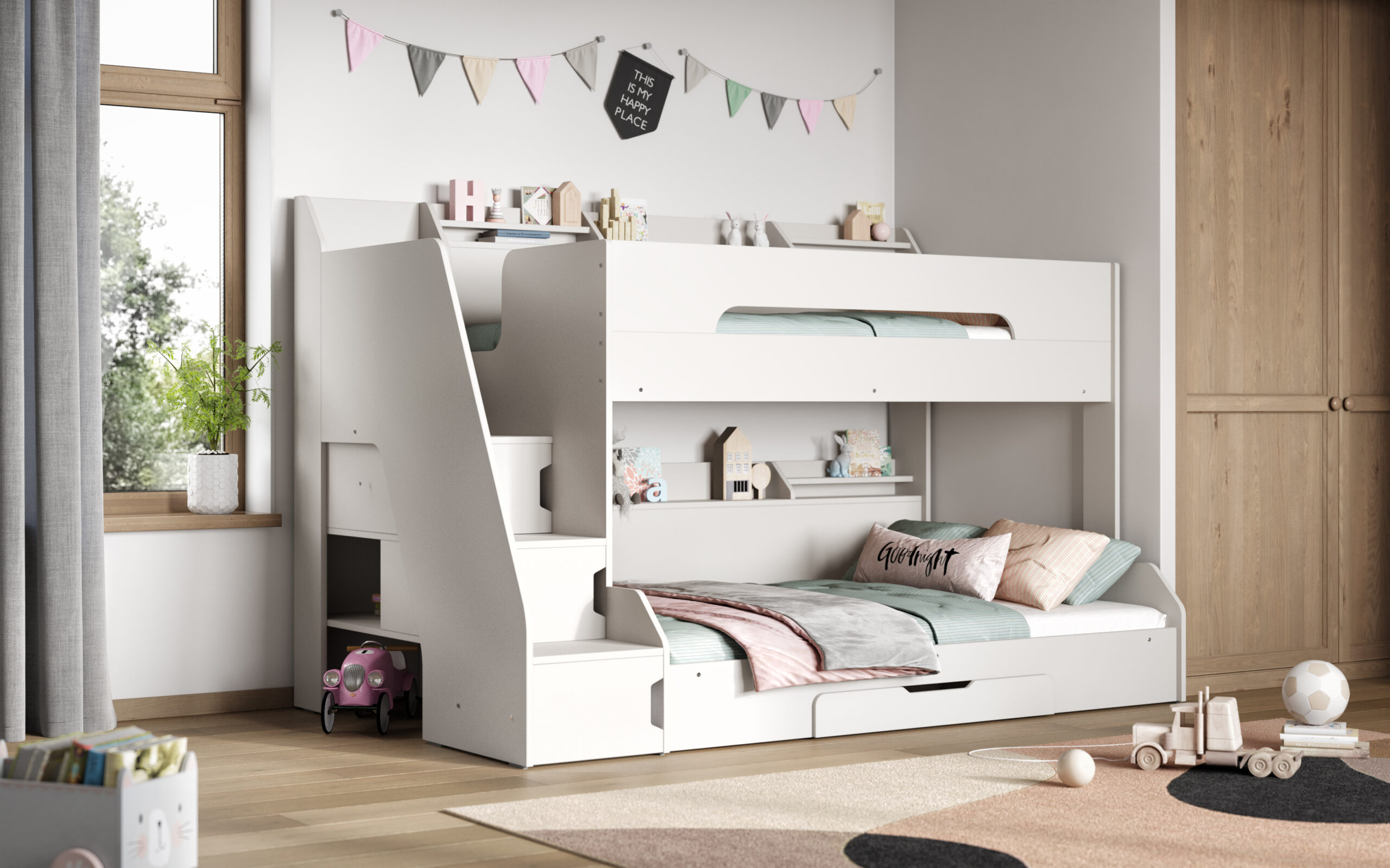 Slick Triple Bunk Bed tz2(2) (1) Slick Triple Bunk Bed tz2(2) (1)