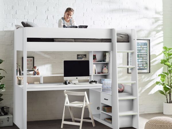 1708621114 bla001 blaze gaming bunk bed all white roomset 1