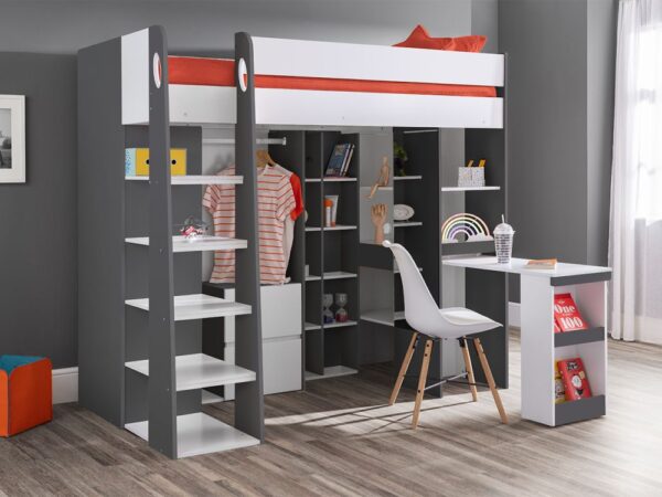 aur003 aurora highsleeper charcoal white roomset 1