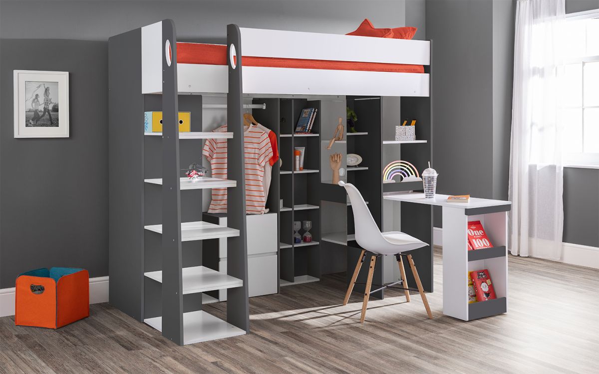 aur003 aurora highsleeper charcoal white roomset 1 aur003 aurora highsleeper charcoal white roomset 1