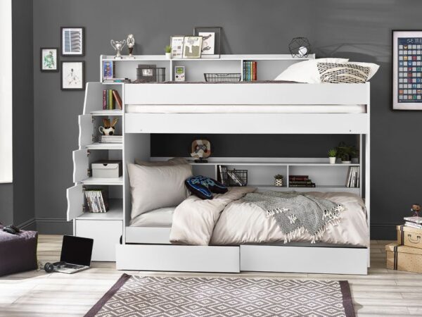 cam810 camelot staircase bunk all white roomset 1