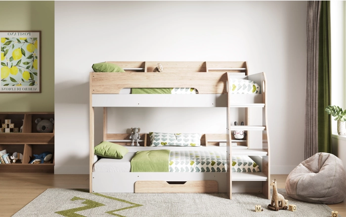 flick bunk bed oak tz4 1 flick bunk bed oak tz4 1