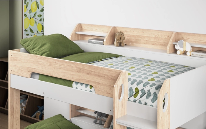flick bunk bed oak tz4 4 flick bunk bed oak tz4 4