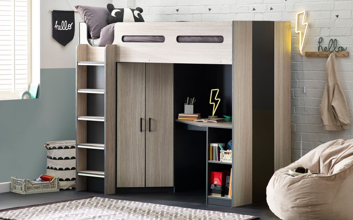 hercules highsleeper roomset woodgrain anthracite hercules highsleeper roomset woodgrain anthracite