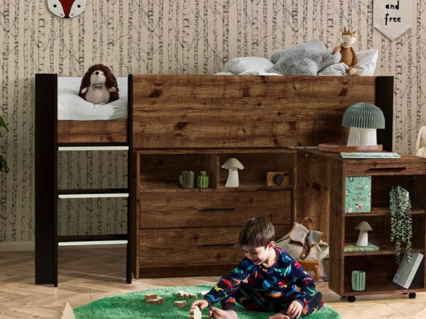 oti002 otis midsleeper urban rustic black roomset 1